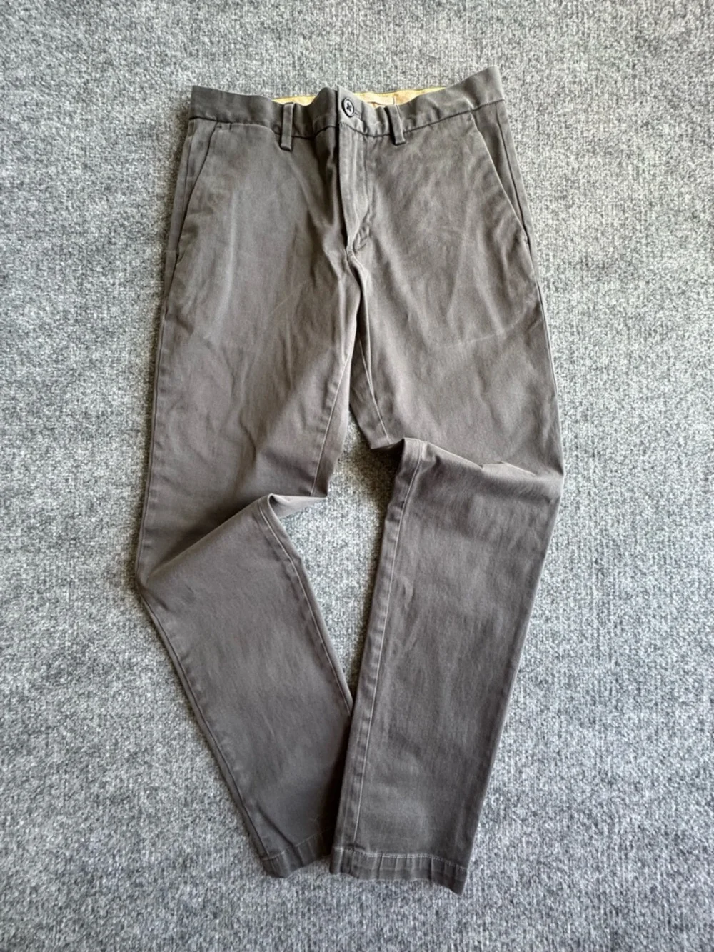 Banana Republic Men's Stone Wash Gray Casual Chino Pants 30x32